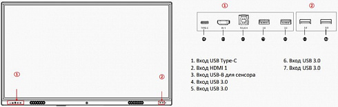 Интерактивная панель (комплекс) EXELL EXID-651A c OPS S062-I3-10100